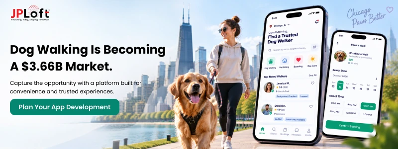 Dog walking is becoming a $3.66B market